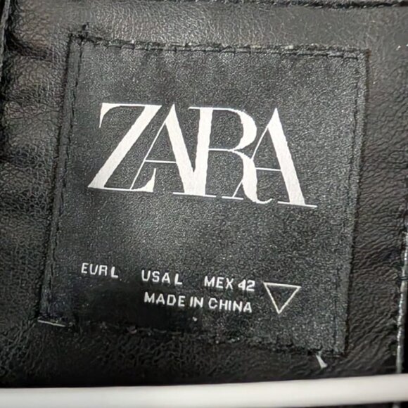 Zara faux leather jacket - Picture 5 of 7